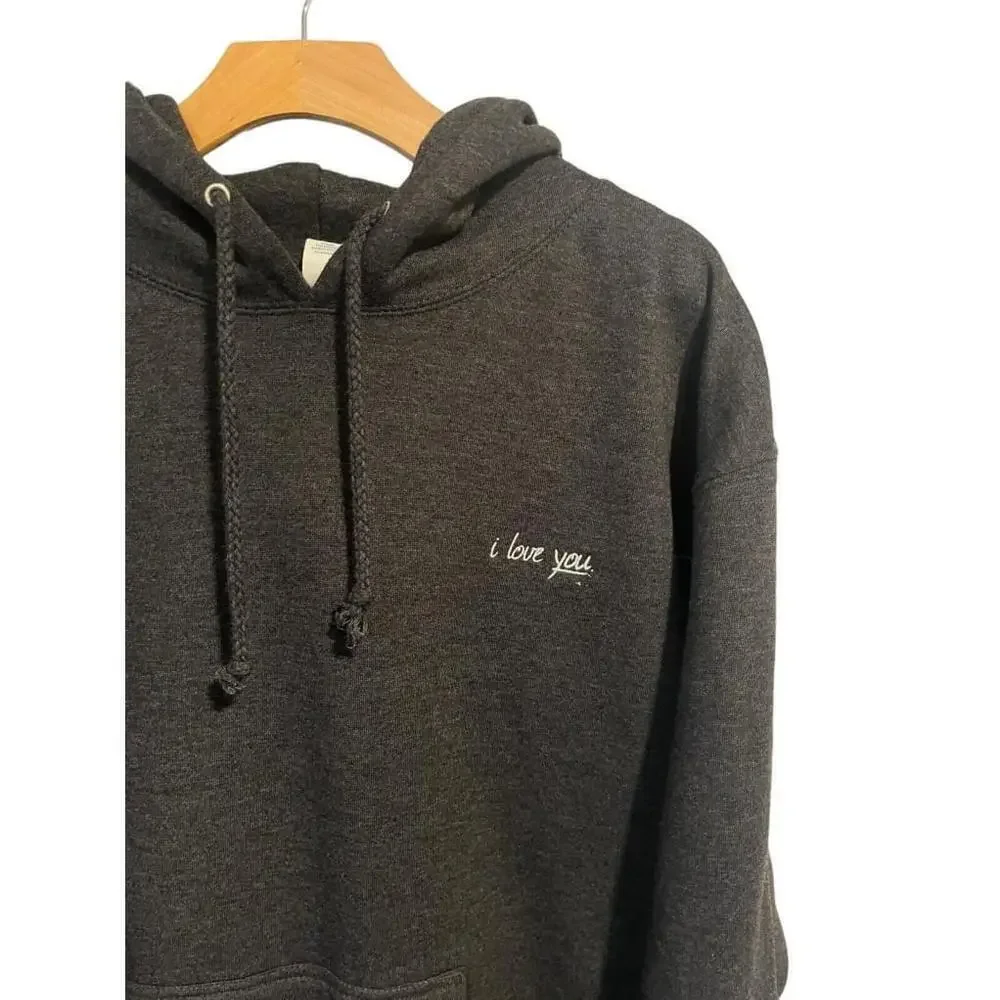 Independent Unisex Hoodie Sweatshirt Large Gray - Picture 3 of 10